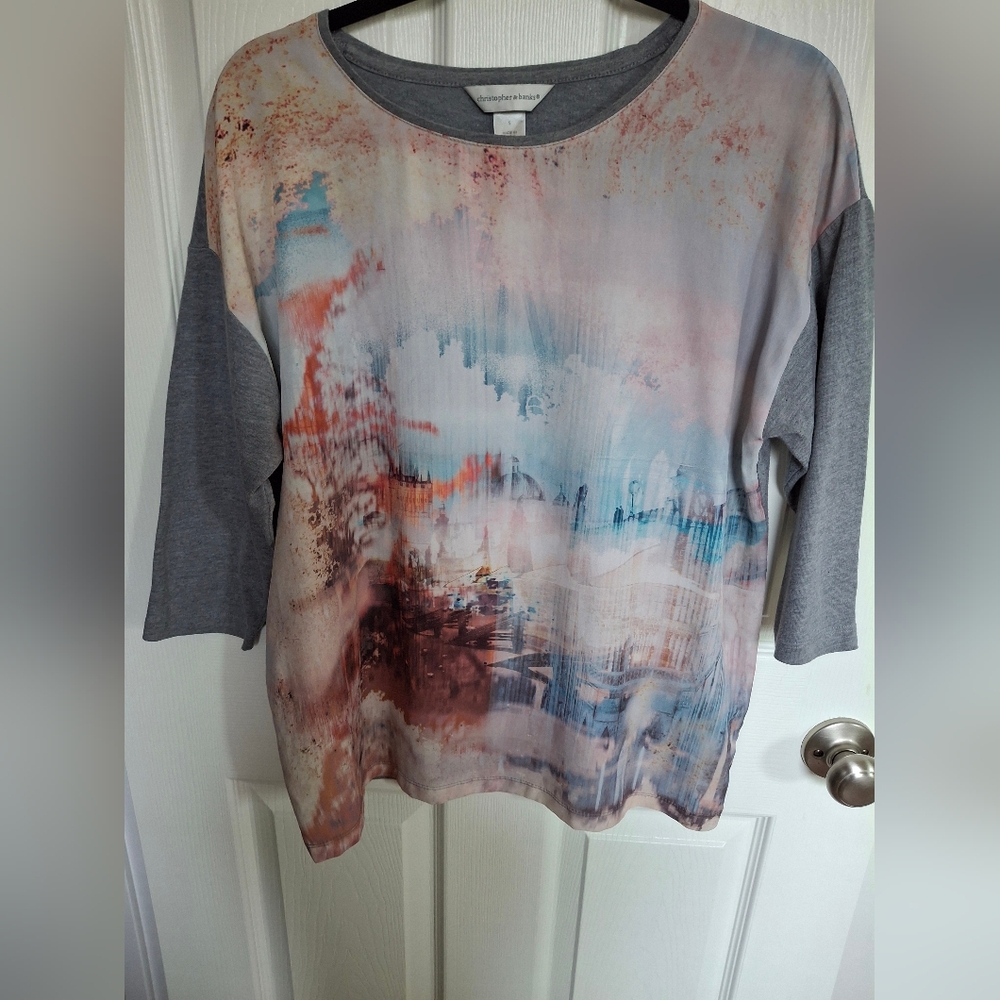 Christopher and Banks 3/4 length Sleeve Shirt